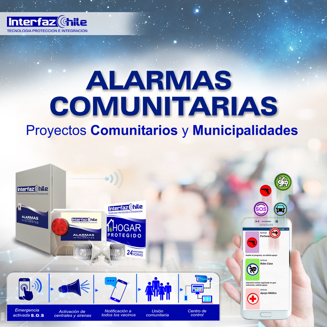 Productos de alarmas comunitarias GSM