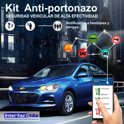 Geo localización de tu vehículo, sistema GPS para protección y seguridad, podrás bloquear el motor de tu vehículo de forma remota, Anti-Portonazo, Anti-Encerrona de alta efectividad 

<p> Con la nueva tecnología en protección y seguridad, podrás tener el control de tu vehículo en todo momento y en tu bolsillo, tecnología de vanguardia que incluye Inteligencia Artificial, ahora tu vehículo habla a tu smartphone los distintos estados

<p>En caso de sufrir un portonazo, no expongas tu vida ni la de tu familia, ahora lo puedes recuperar desde cualquier teléfono móvil con tu RUT y clave secreta