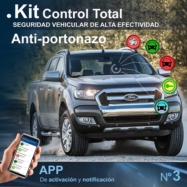Anti-portonazo, alarma GPS, integradas en Alarmas Comunitarias Medelis, con sólo presionar un botón de portonazo, desactiva tu vehículo, incluido en proyectos de Alarmas Comunitarias